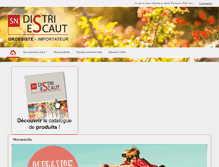 Tablet Screenshot of distriescaut.com